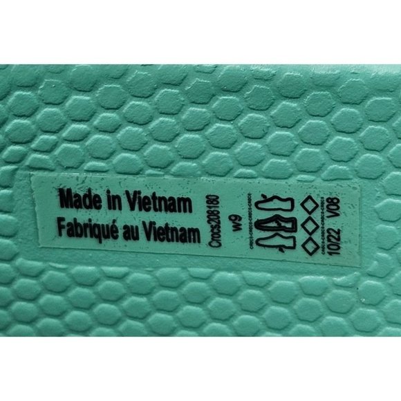 Crocs Classic Platform Jade Stone Women's Slides Size 9 - Picture 11 of 11